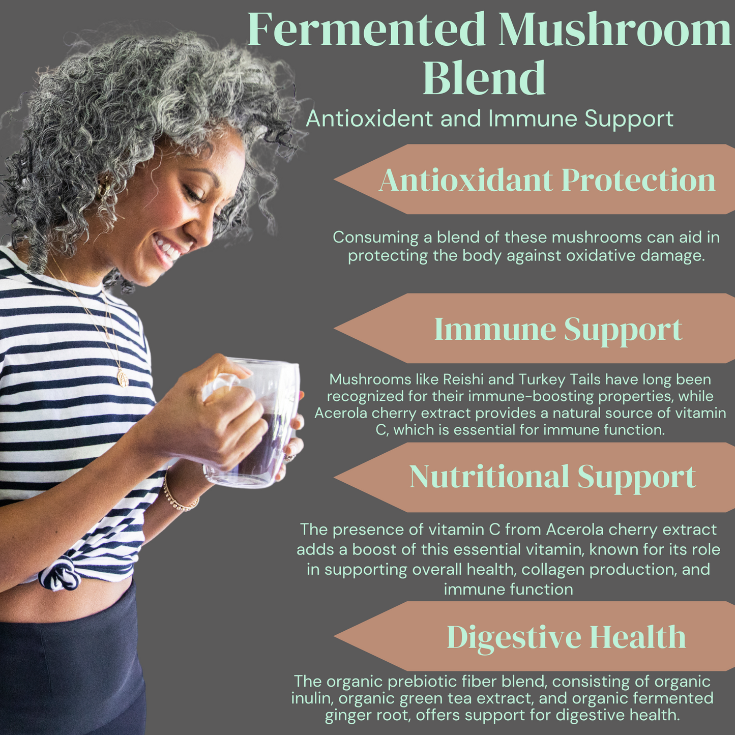 Fermented Mushroom Blend