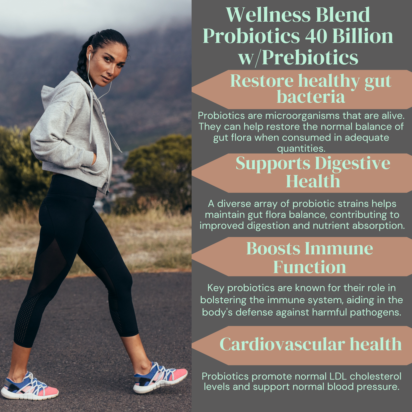 Wellness Blend Probiotic 40 Billion with Prebiotics